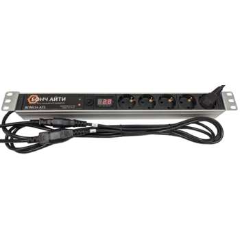 Блок розеток с АВР BONCH-ATS/PDU 8A-5S-Am-C14/C14